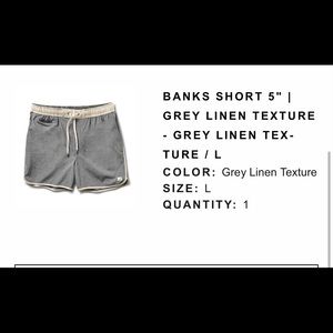 Vuori banks shorts 5”